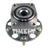 Timken HA590631 Wheel Bearing and Hub Assembly - Rear