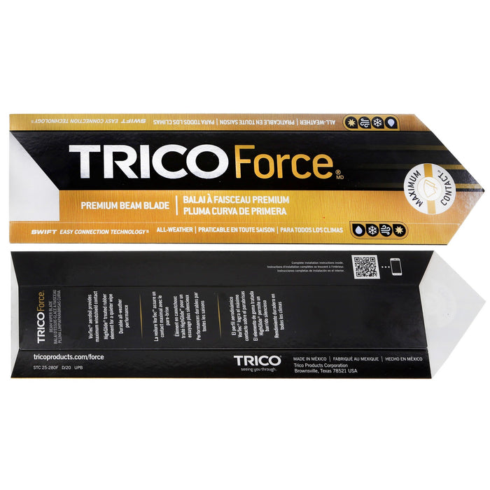 Trico 25-180 Windshield Wiper Blade - Front, Left, Rear or Right