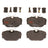 TRW TXH0493 Disc Brake Pad Set - Front