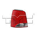 TYC 11-11706-00-9 Tail Light Assembly - Left Outer