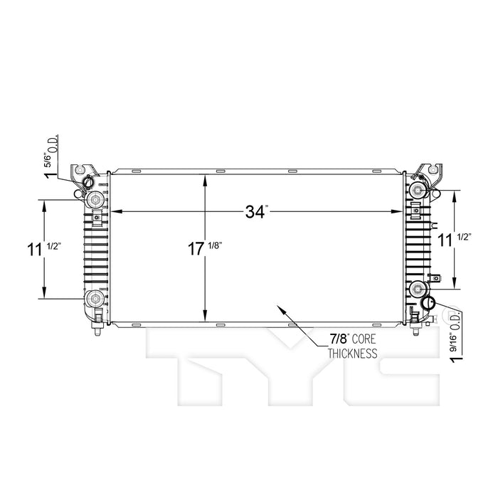 TYC 13396 Radiator