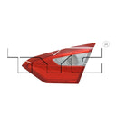 TYC 17-5423-00 Tail Light Assembly - Right Inner