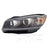 TYC 20-16646-00-9 Headlight Assembly - Left