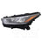 TYC 20-17490-00-9 Headlight Assembly - Left
