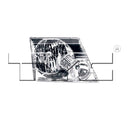 TYC 20-6061-00 Headlight Assembly - Right