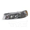TYC 20-6086-00 Headlight Assembly - Left