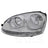 TYC 20-6680-00-9 Headlight Assembly - Left