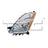 TYC 20-6876-01-9 Headlight Assembly - Left