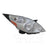 TYC 20-9351-00 Headlight Assembly - Right