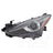 TYC 20-9538-01-9 Headlight Assembly - Left