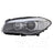 TYC 20-9890-01 Headlight Assembly - Left