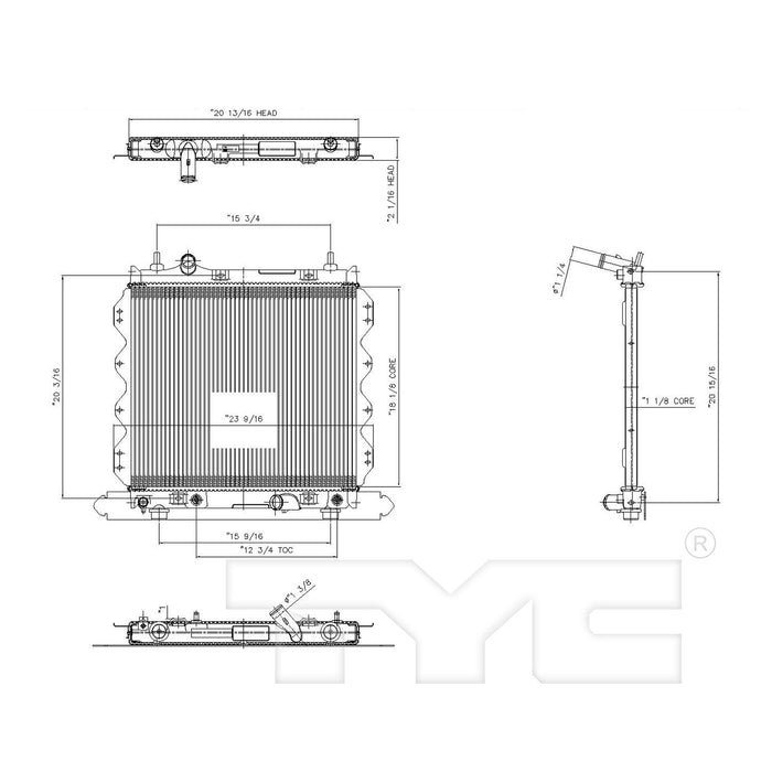 TYC 2298 Radiator