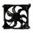 TYC 600610 Engine Cooling Fan Assembly - Left