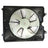 TYC 601560 Dual Radiator and Condenser Fan Assembly - Left