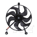 TYC 610230 A/C Condenser Fan Assembly - Right