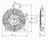 TYC 610770 A/C Condenser Fan Assembly