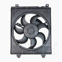 TYC 610890 A/C Condenser Fan Assembly - Right