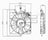 TYC 611010 A/C Condenser Fan Assembly