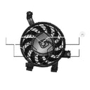 TYC 611270 A/C Condenser Fan Assembly