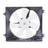 TYC 611340 A/C Condenser Fan Assembly - Right