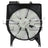 TYC 611510 A/C Condenser Fan Assembly - Right