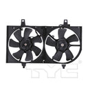 TYC 620020 Dual Radiator and Condenser Fan Assembly