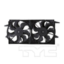 TYC 620090 Dual Radiator and Condenser Fan Assembly