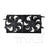 TYC 620090 Dual Radiator and Condenser Fan Assembly
