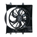 TYC 620200 Dual Radiator and Condenser Fan Assembly