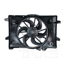 TYC 620260 Dual Radiator and Condenser Fan Assembly