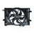 TYC 620260 Dual Radiator and Condenser Fan Assembly