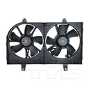 TYC 620360 Dual Radiator and Condenser Fan Assembly