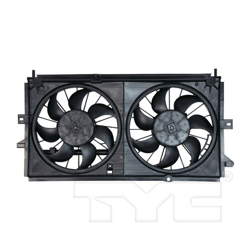 TYC 620380 Dual Radiator and Condenser Fan Assembly