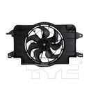 TYC 620390 Dual Radiator and Condenser Fan Assembly