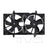 TYC 620420 Dual Radiator and Condenser Fan Assembly