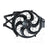 TYC 620500 Dual Radiator and Condenser Fan Assembly