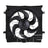 TYC 620520 Dual Radiator and Condenser Fan Assembly