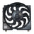 TYC 620560 Dual Radiator and Condenser Fan Assembly