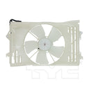 TYC 620630 Dual Radiator and Condenser Fan Assembly