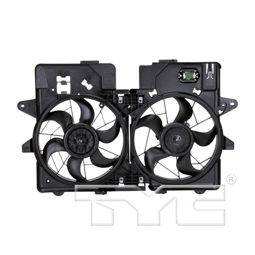 TYC 620670 Dual Radiator and Condenser Fan Assembly