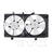 TYC 620740 Dual Radiator and Condenser Fan Assembly