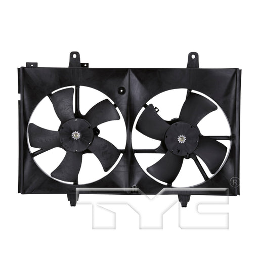 TYC 620760 Dual Radiator and Condenser Fan Assembly