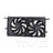 TYC 620770 Dual Radiator and Condenser Fan Assembly