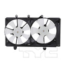 TYC 620830 Dual Radiator and Condenser Fan Assembly