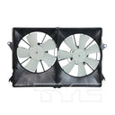 TYC 620840 Dual Radiator and Condenser Fan Assembly