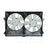TYC 620840 Dual Radiator and Condenser Fan Assembly