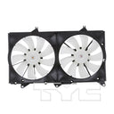 TYC 620870 Dual Radiator and Condenser Fan Assembly