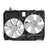 TYC 620970 Dual Radiator and Condenser Fan Assembly