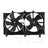 TYC 620980 Dual Radiator and Condenser Fan Assembly