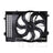TYC 621050 Dual Radiator and Condenser Fan Assembly